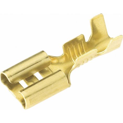 Vogt Verbindungstechnik 3833.60 Flachsteckhülse Steckbreite: 6.3 mm Steckdicke: 0.8 mm 180 ° Unisol