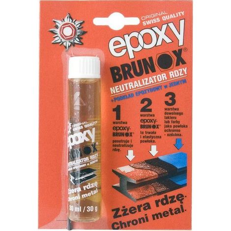 Pintura brunox epoxy neutralizador óxido pincel 30ml