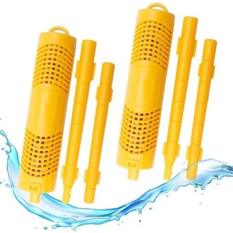 Cartouche de Désinfectant Minéral pour Spa - Purificateur de Baignoire - Bâtons Minéraux pour Piscine Bassin à Poissons Piscines à Source Chaude Baignoires, Piscines de Spa, Piscines Plongeantes (1/5)