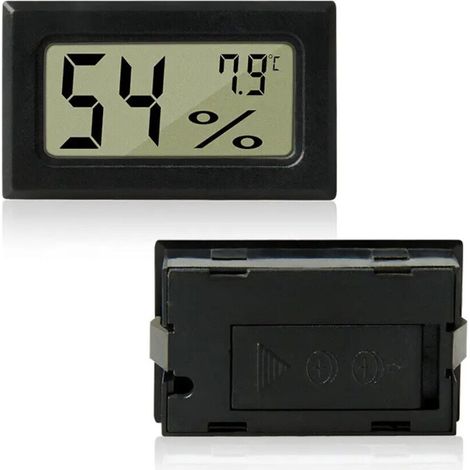 1 Thermomètre Hygromètre, Plage -50 à 70°C, Humidité 10-99%, Précision ±0.5°C, Pour Intérieur Extérieur (1/5)