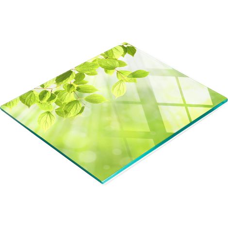 Planche décorative multifonctionnelle pour cuisine, feuilles en verre trempé, 60 x 52 cm (1/5)