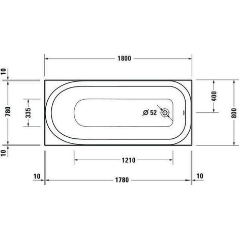 Duravit Soleil by Starck Whirlwanne, 1800x800x470mm, Air-System, (1/5)