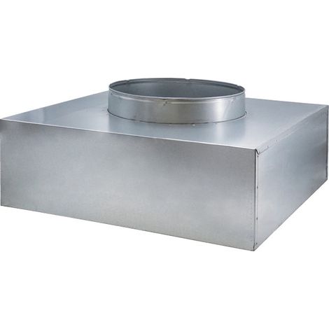 Plénum acier galva à raccordement axial 1xD250mm ht150mm pour grille porte-filtre AFC 595595 (USP) NATHER 556841
