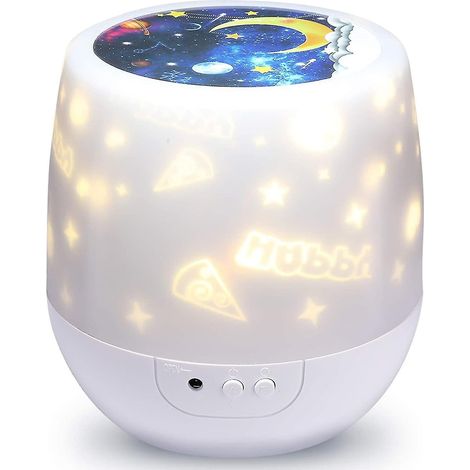 Lampe projecteur pour enfants, ciel étoilé, veilleuse, lampe projecteur rotative, réglage à 360 degrés (1/4)