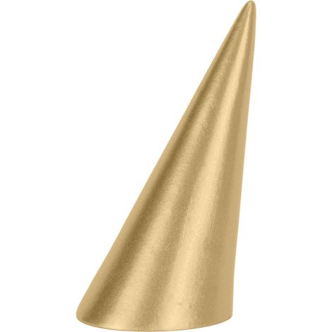 Porte-bague cône présentoir pour alliances ou bagues de fiançailles en or, support de bijoux (1/5)