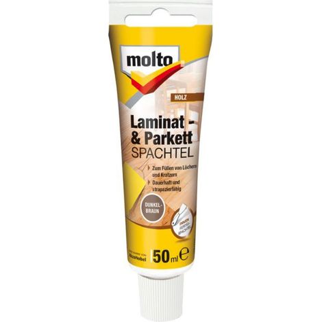 MOLTO Laminat+Parketspachtel Dunkelbraun 50ml - 5233026