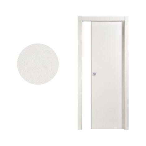 Porta per Interno Scorrevole a Scomparsa (Interno Muro) in Bianco 2100X700 mm - SOLO PANNELLO (1/5)