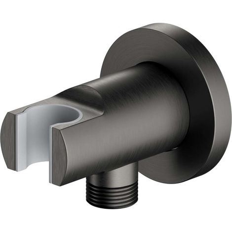 OMNIRES - Codo de pared con soporte, grafito 8873GR (1/2)