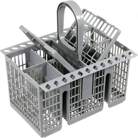 BelleRise - Panier à couverts universel pour lave-vaisselle - Panier de 12 x 21 x 16 cm (1/4)