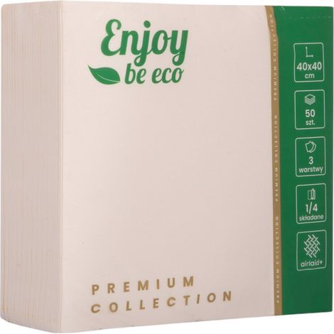 Premium-Servietten 40x40 Airlaid Champagner 50 Stück Genießen