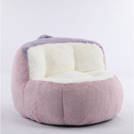 XXL Sitzsack Sessel aus Kunstfell, multicolor, mit Schaumstofffüllung, ohne Montage, MODENUIT (1/5)