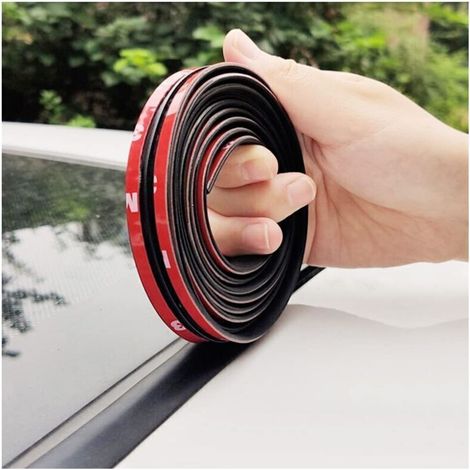 Guarnizione adesiva universale da 4 metri per parabrezza, tettuccio apribile, portiera auto, guarnizione in gomma adesiva, adesivo per parabrezza auto (14 mm 4 m) (1/5)