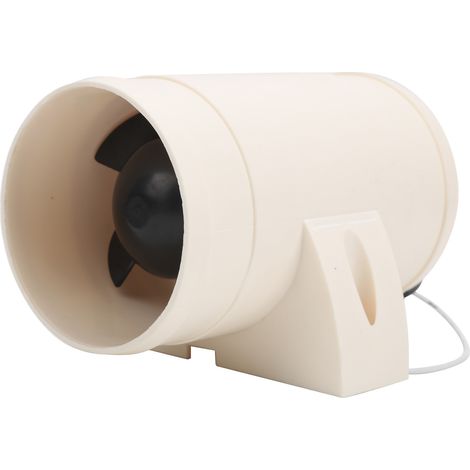 12V 3 pouces Souffleur d'air de cale marin silencieux Ventilateur puissant pour bateau yacht camping-car (1/5)