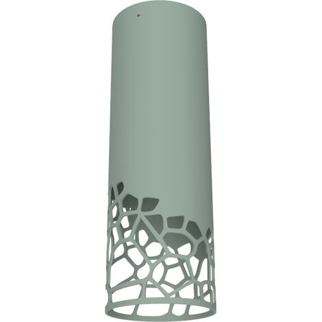 LUMICOM  ORGANIC Plafoniera, 1X E27, max 42W, metallo, verde iceberg, H.30cm (1/2)