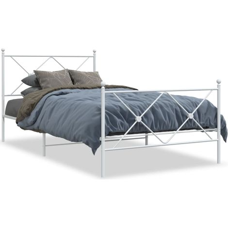 Maison Exclusive - Estructura cama sin colchón con estribo metal (1/5)