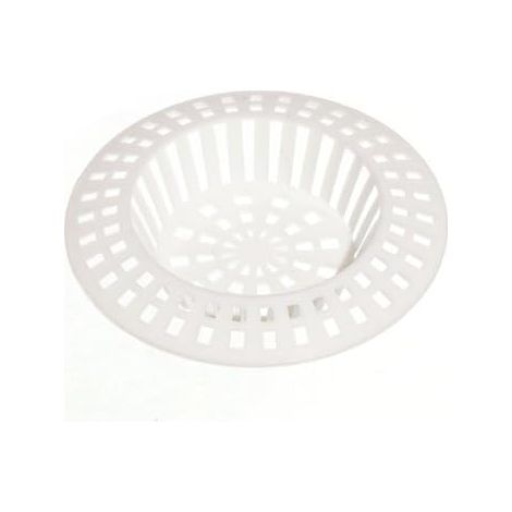 One Stop DIY Lot de 2 filtres anti-encrassement pour baignoire et évier en plastique Blanc 70 mm
