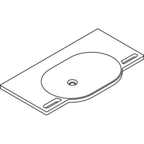 Waschtisch 1000x550mm alpinweiß, ohne Überlauf, ohne Hahnloch (1/5)