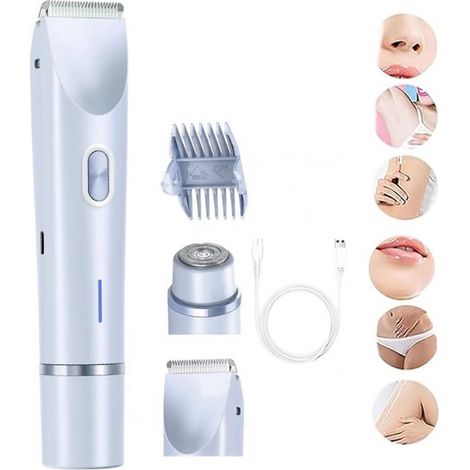 3-in-1 Elektrorasierer für Damen – Wasserdicht – Epilierer – Bikini-Trimmer – Damentrimmer – Glattrasierer (1/5)
