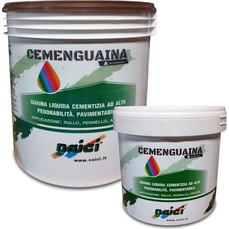 Naici CEMENGUAINA liquida impermeabilizzante a+b 20KG grigio scuro