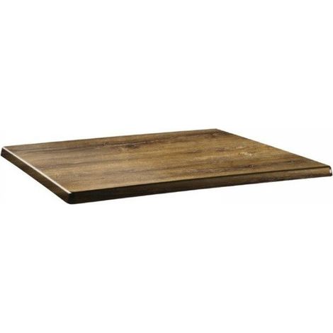 Plateau de table rectangulaire (L)1200 x (P)800 mm, atacama cherry