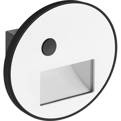 Lampada a LED bianca per scale con sensore di movimento, formato vettoriale, 1 pz. (1/2)