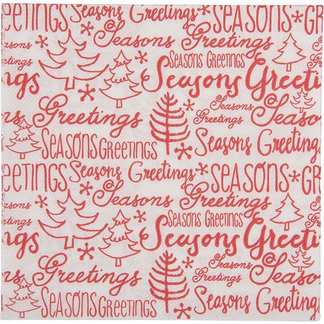 Serviettes en Papier Blanc pour Table de Fête, Dîner et Repas Quotidien 33x33 cm Lot de 20 - PANGIVO