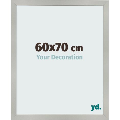 yd. - Cadre photo 60x70 - Argent Mat - MDF - Bologna (1/5)