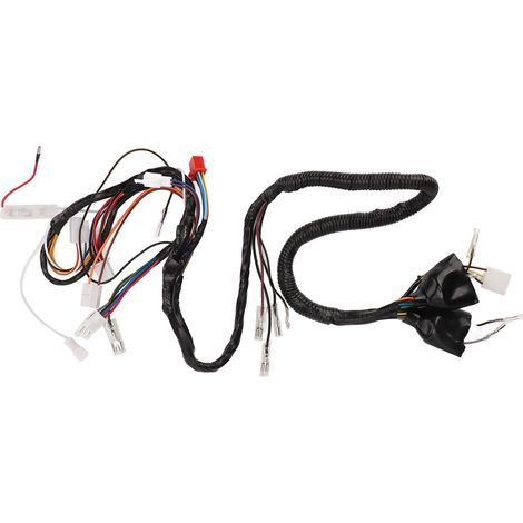 Kompletter elektrischer Kabelbaum für Motorräder, hitzebeständiges ABS TPU als Ersatz für CT100 aller Baujahre. (1/5)