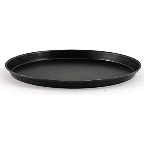 Pentole Agnelli COFE43B32 - Tortiera Tonda In Lamiera Blu Per Pizze , Nero, 32 x 32 x 2.5 cm, 1 Pezzo