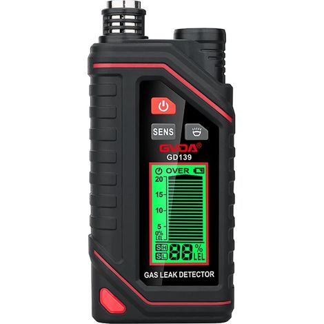 GVDA GD139 Rechargeable Combustible Gas Detector with Retractable Probe (1/5)