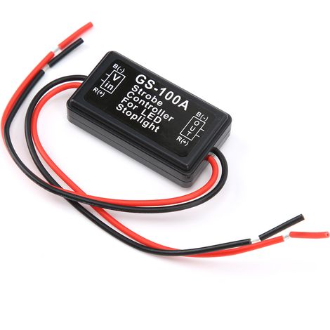 Contrôleur de flash stroboscopique à LED pour feux de freinage, accessoire de voiture avec protection IP65 pour véhicules à moteur (1/5)