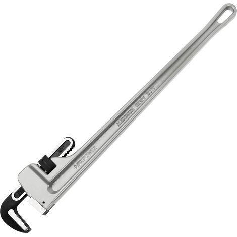MAXPOWER Pipe Wrench/Spanner， Heavy Duty Aluminum Stillson Plumbing Wrench Straight Pipe Wrench-30-Inch760mm