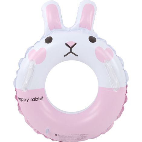 Bouée gonflable en PVC avec poignée, pour enfants, pour piscines un accessoire flottant destiné aux jeux aquatiques récréatifs.-AquaForge (1/5)