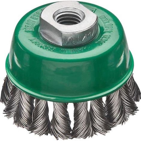 Lessmann Topfbürste Ø 65 mm M14 Drahtstärke 0,5 mm - 482.817.WZ (1/3)