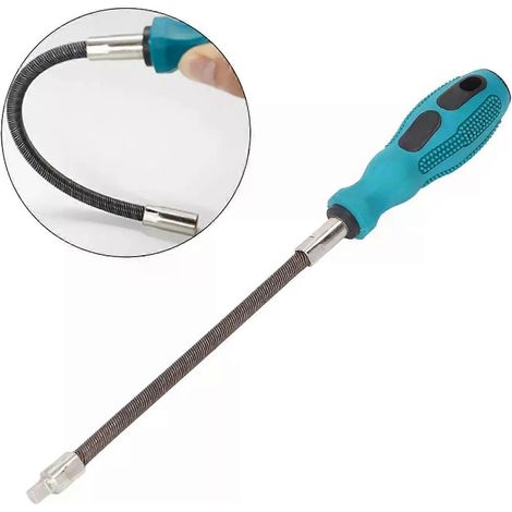 Tournevis à manchon flexible 1 pièce, entraînement carré 1/4 pouce, outil de serrage de tuyau flexible - JXLGV (1/4)