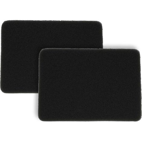 vhbw 2x Filtro de aspiradora compatible con Rowenta RO8314EA/410, RO8324EA/410, RO8324OA/410, RO8333EA/410, RO8333EB/410 - Filtro de espuma