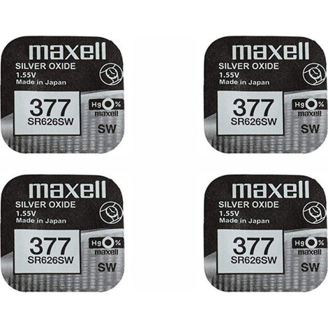 .4 pile Maxell 377 sr626sw.