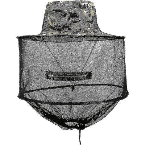 Chapeau moustiquaire intégré, chapeau de soleil anti-moustiques, chapeau de pêcheur avec moustiquaire pour hommes et femmes, chapeau de protection du visage pour le jardinage en extérieur, la pêche en (1/5)