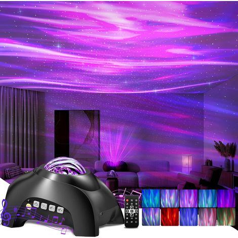 Starry sky projector, LED galaxy projector, star lamp, planetarium projector, northern lights projector, children's night light with voice control/Bluetooth/baby timer, room decoration (1/5)