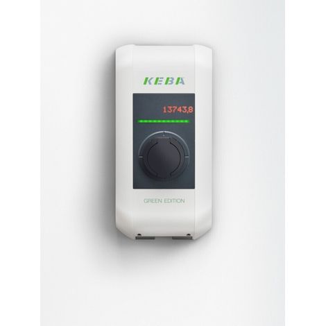 Keba Wallbox KeContact P30 x-series, 22kW, Kunststoff, Signalgrau/Anthrazitgrau, 128779 (1/2)