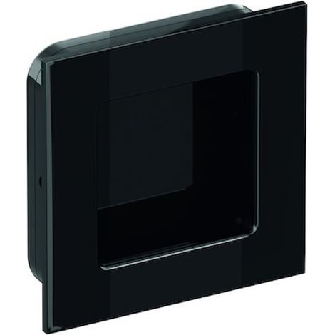 HEWI Schiebetürmuschel 544.60 PA90 tiefschwarz glänzend quad.f.HLT L.60mm B.60mm - 544.60 90 (1/3)
