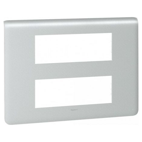 Plaque 2x6 modules Alu PROG MOSAIC LEGRAND 079036 (1/2)