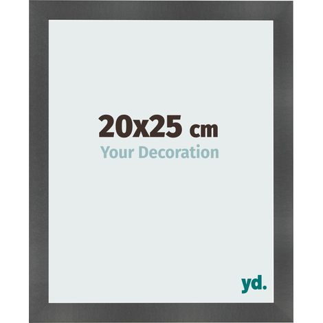 yd. - Cadre photo 20x25 - Noir Mat - MDF - Pisa (1/5)