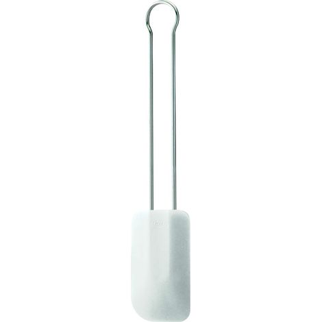 RÖSLE Spatola Marisa, per la preparazione e la cottura degli alimenti, in robusto silicone, bianco, 26 cm, acciaio inossidabile, resiste a temperature da -30°C a +200°C, lavabile in lavastoviglie (1/5)