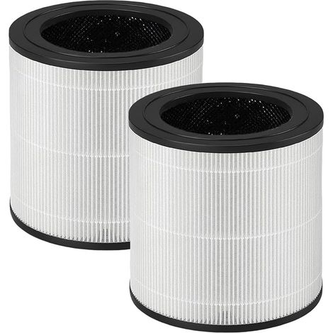 Filtres à air , 2 pièces, compatibles avec Philips 600 série AC0650/10 AC0651/10, filtre HEPA 3 en 1 avec charbon actif, pour purificateur d'air