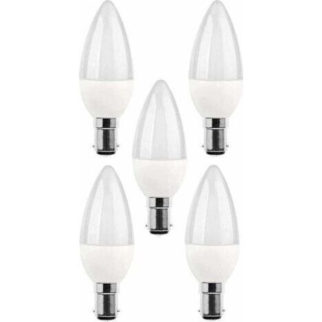 Green Mobility-Pack De 5 Ampoules LED B15 5W 220V 270 Lm 3000K Culot Baïonnette Classe Énergétique A+ (1/4)