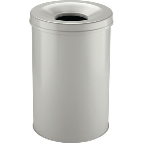 Cubos de basura profesionales ignífugos duraderos gris 30 litros (1/4)