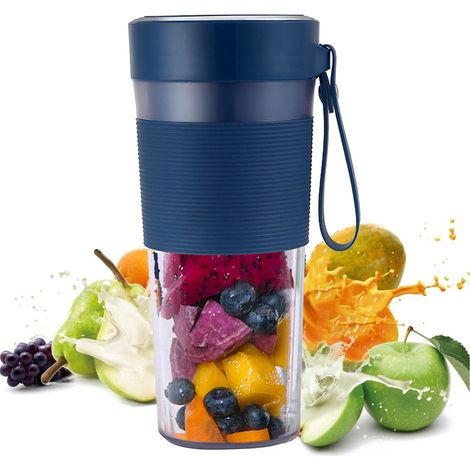 Cup Mixeur Portable - 400 ml - Tête En Acier Inoxydable 304 - 4 Lames - 40 W - 20001 À 22000 Tr/Min - Batterie Intégrée (1/5)