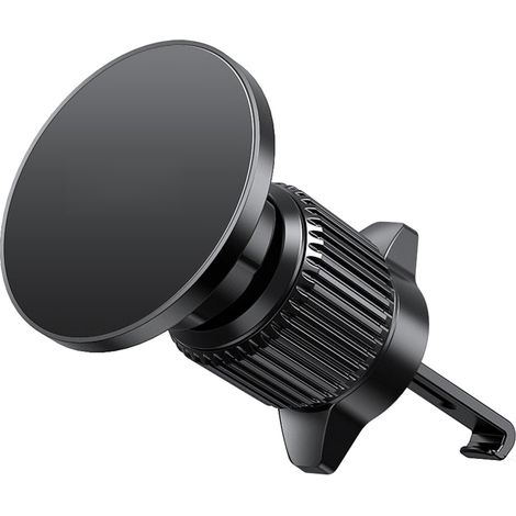 Support Téléphone Magnétique Pour Voiture - Fixation Sur Grille De Climatisation - Structure Triangulaire - Hauteur Réglable Jusqu'à 38 Mm - 1 Pièce (1/5)