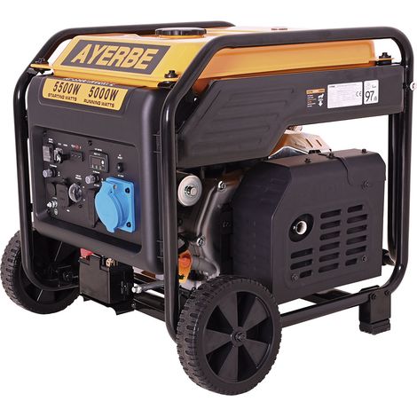 Generador inverter gasolina 5500 W con motor Kiotsu arranque eléctrico y salida 12 V